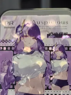 Raiden Shogun Happy Together Card Goddess Story Anime Genshin Impact PR PR-001 - Image 3