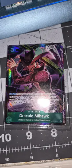 Dracule Mihawk (Illustration Box Vol.4) ST12-003 One Piece Promotion Cards Foil - Image 1