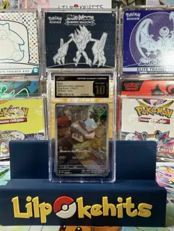 Pokemon Card Nacli AR 078/071 Clay Burst CGC PRI 10 Japanese Scarlet & Violet - Image 1