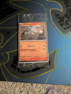 Pokemon Reshiram Phantasmal Flames Stamped Promo Card TCG Barnes Noble Sealed - Image 1