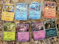 Pokemon Prismatic Evolutions Costco Cosmo Promo Cards (8 Cards Total) - #06 - Image 1