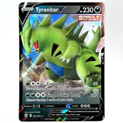 Tyranitar V Battle Styles 097/163 Holo Pokemon Card - NM - Image 1