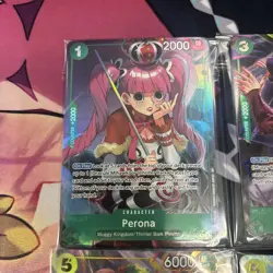 One Piece Illustration Box Vol 4 Promo Cards.Perona & Dracule Mihawk Sealed x2 - Image 2