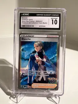 Blanche SWSH227 Black Star Promo Holo Full Art Pokemon TCG Card CGC 10 - Image 1