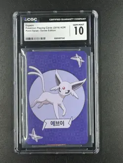 CGC 10 Espeon Point Salad Eevee Edition Korean Pokemon Card - Image 1