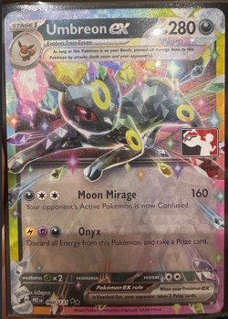 Umbreon ex 060/131 Prize Pack Series Cards Holo Pokemon Play Stamp - Image 1