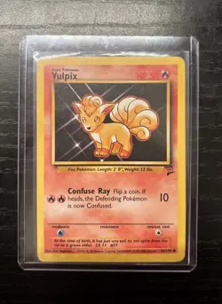 Pokemon TCG Vulpix Base Set 2 Unlimited Common Card 99/130 - Image 1