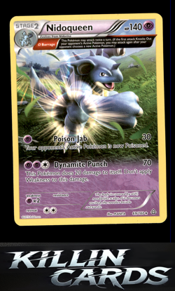 Nidoqueen (Omega) 69/160 Pokemon Rare XY - Primal Clash Card LP - Image 1