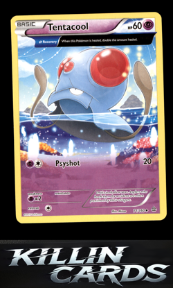 Tentacool (Alpha) 71/160 Pokemon Uncommon XY - Primal Clash Card LP - Image 1