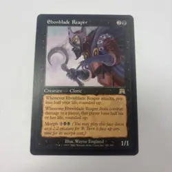 Ebonblade Reaper NM Onslaught MTG English Cleric Opponent Loses Half Their Life - Image 1