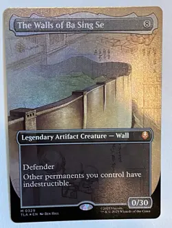The Walls of Ba Sing Se (Borderless Foil) Mythic MTG Avatar 0329 Magic - Image 1