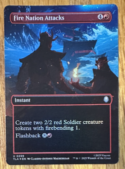MTG Avatar: The Last Airbender, Fire Nation Attack - Borderless Foil - Image 1