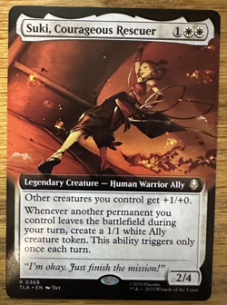 MTG Avatar: The Last Airbender, Suki, Courageous Rescuer - Extended Art - Image 1