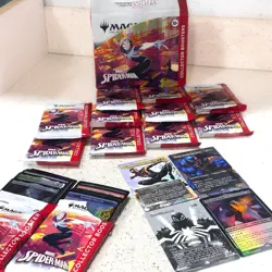 MTG Marvel Spider-Man Collector Booster Box -10 Sealed 2 Open - Soul Stone Foil - Image 1