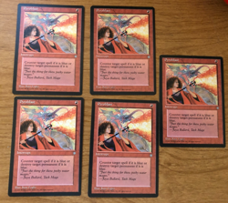 MTG Pyroblast X5 Ice Age NM 1995 - Image 1
