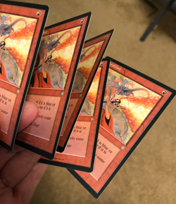 MTG Pyroblast X5 Ice Age NM 1995 - Image 3