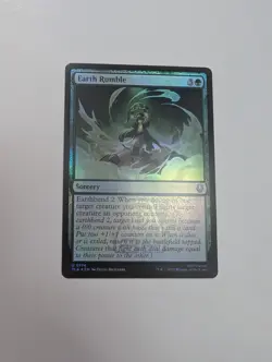 MTG - Earth Rumble (Foil) - Avatar: The Last Airbender NM/M Condition - Image 1