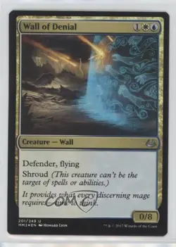 Wall of Denial Foil Magic: Modern Masters 3: 2017 Edition MM3 #201 - Image 1