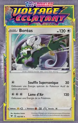Boreas Holo - EB04:Voltage Eclatant- 142/185 - Carte Pokemon Neuve Francaise - Image 1
