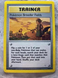 Pokemon - Pokemon Breeder Fields - 62/64 - Uncommon - Neo Revelation - WOTC - B - Image 1