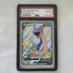 🔥 Pokemon TCG 🔥 Lapras V SV110/SV122 - SWSH Shining Fates - PSA 10 / GEM MT ✈ - Image 1