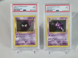 🔥 Pokemon TCG 🔥 Gastly 50/102 + Haunter 29/102 - Base Shadowless PSA 9 / MINT - Image 3