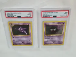 🔥 Pokemon TCG 🔥 Gastly 50/102 + Haunter 29/102 - Base Shadowless PSA 9 / MINT - Image 5