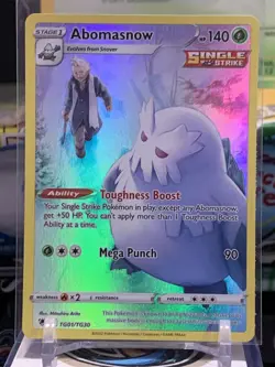 Holo Abomasnow TG01/TG30 Ultra Rare Astral Radiance Pokemon TCG NM 7L - Image 1