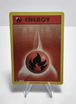 Pokemon Fire Energy Holo 033/034 CLC English TCG Classic Near Mint - Image 1