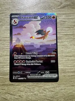 Pokemon TCG Scarlet & Violet Charizard EX 199/165 English NM Condition - Image 1