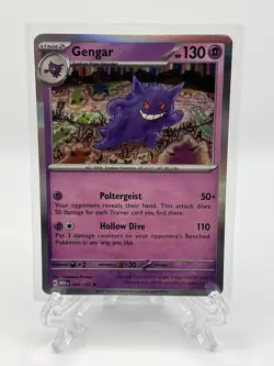 Gengar 094/195 Holo Rare Scarlet & Violet 151 Pokemon TCG Mew Set NM/M - Image 1