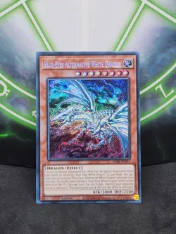 Yugioh Blue-Eyes Alternative White Dragon RA02-EN010 Secret Rare 1st Edition NM - Image 1