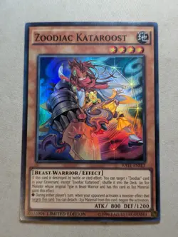 Zoodiac Kataroost - RATE-ENSE3 - Super Rare - Limited Edition - Image 1