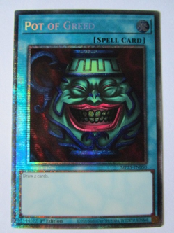 Yugioh! Pot Of Greed Mp25-En050 Starlight Rare 1st Ed Near Mint!! - Image 1