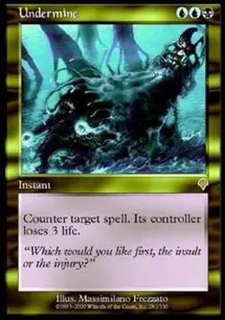 MTG English Undermine NM Normal Invasion - Image 1