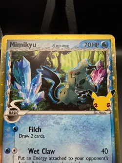 Pokemon Mimikyu (Delta Species) SWSH136 Sword & Shield Promo Cards Holo LP - Image 2