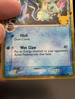 Pokemon Mimikyu (Delta Species) SWSH136 Sword & Shield Promo Cards Holo LP - Image 3