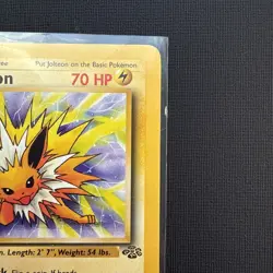 Jolteon 20/64 Base Set Series Jungle RARE 1999 Pokemon Card TCG WOTC LP - Image 3