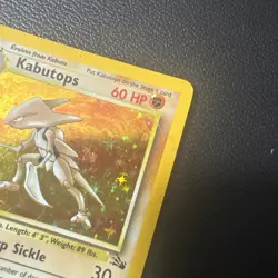 Pokemon TCG Kabutops Holo Rare Card 9/62 Fossil Unlimited 1999 - LP Condition! - Image 5