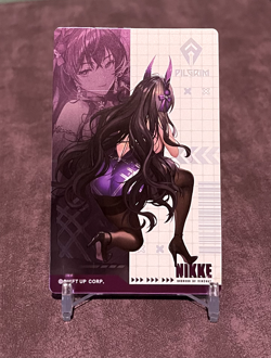 Harran Banquet Witch Goddess of Victory Nikke Metal Card Collection Holo - Image 1