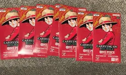 One Piece Card Game: Carrying On His Will (OP-13) Sleeved Booster Pack Set Of 7 - Image 1