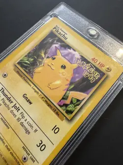 Pikachu PokeTour 1999 Promo #58/102 - Vintage WOTC Pokemon Card - Rare - Light P - Image 2