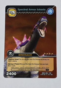 Dinosaur King Spectral Armor Jobaria DKDS-008/100 Rare!! foil card mint - Image 1