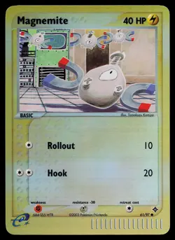 Pokemon Card - Magnemite Dragon 61/97 Common Reverse Holo - Image 1