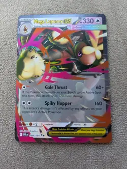 Mega Lopunny ex 084/094 Phantasmal Flames Double Rare Pokemon Card - Image 1