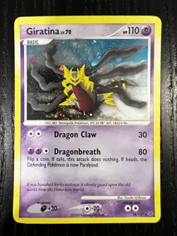 Giratina Lv. 70 28/127 Platinum Cosmos Holo Rare Pokemon Card NEAR MINT NM - Image 1