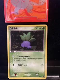 Pokemon Card Oddish Reverse 68/101 Holo Rare EX Hidden Legends 100💎NM💎 - Image 1