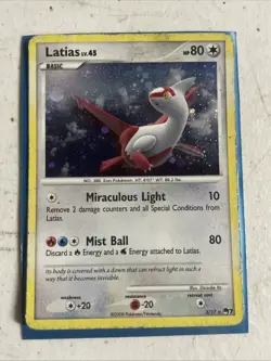 Latias Lv.45 3/17 POP 7 Promo Holo Rare 2008 Pokemon TCG Card - Image 1