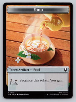 Monk | Food- Double Sided Token - MTG Avatar: TLA - Image 2