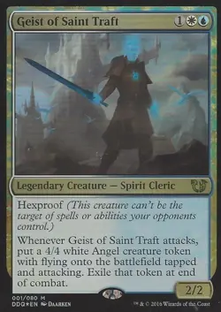 Geist of Saint Traft -Foil Near Mint MTG Duel Decks: Blessed vs Cursed - Image 1